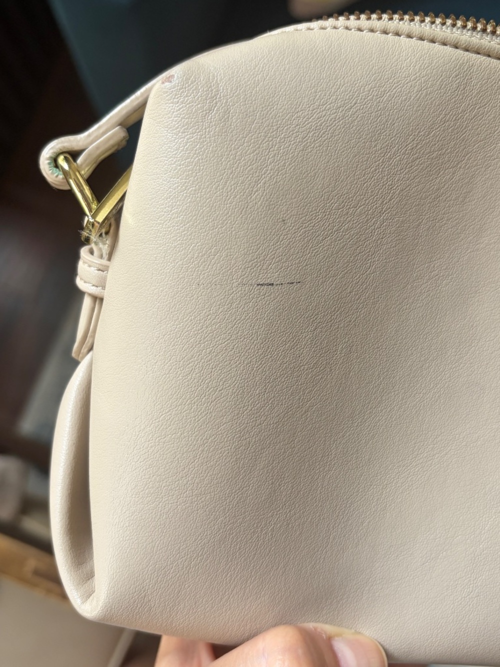 Katie Loxton "Lily" Crossbody Bag in Light Taupe, EUC - Picture 5 of 5